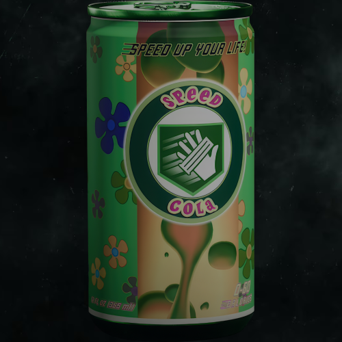 CAN OF SPEED COLA